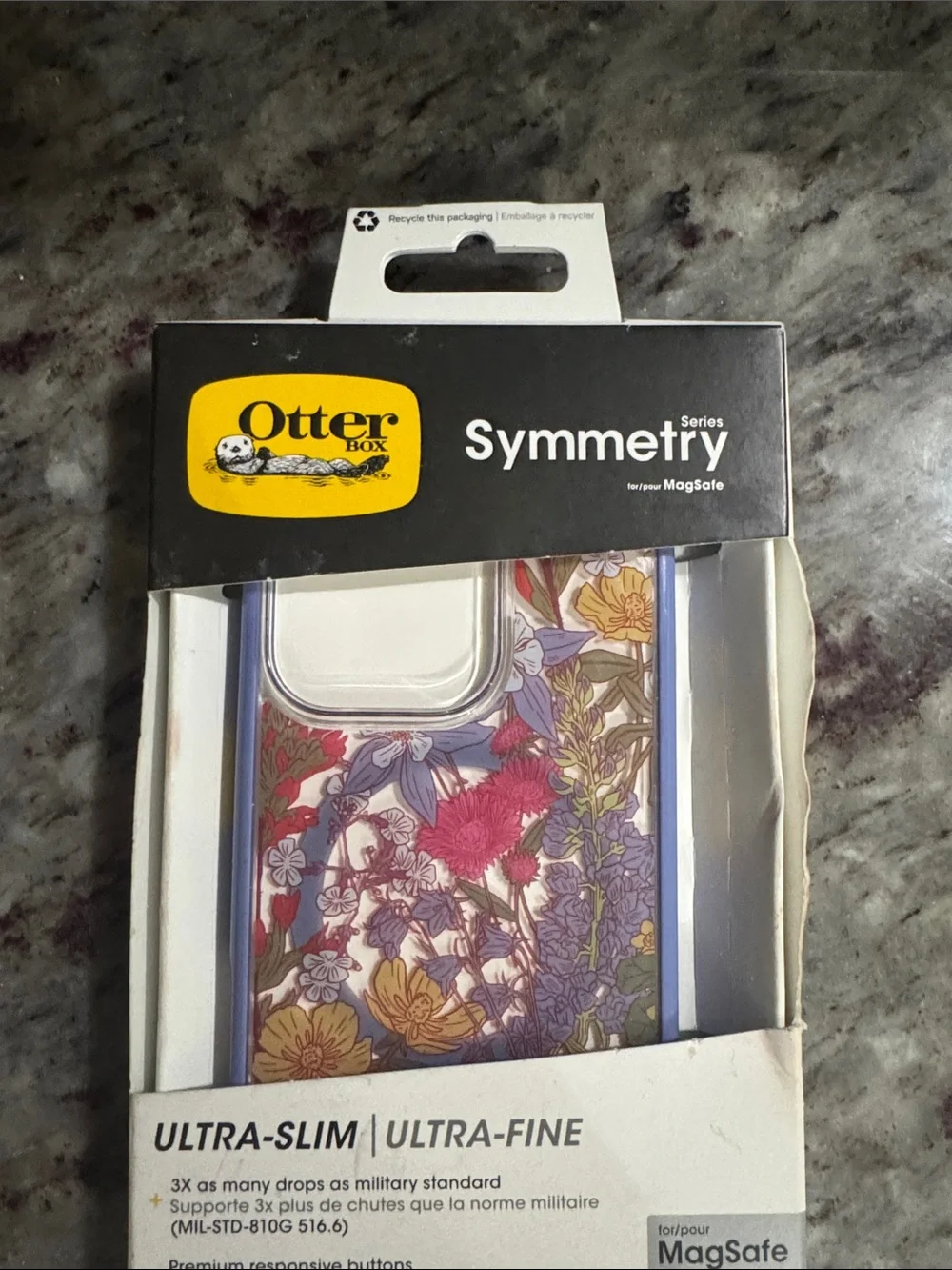 OtterBox Symmetry Series Floral Case for iPhone 16 Pro - Wildflower